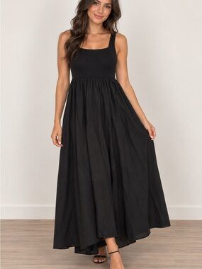a new day black dress | Dresses | A New Day Pleated Maxi Shift dress Colour:DEEP PLUM Swimwear Matches White Warm Cotton Flannel Simple And Timeless Style.
